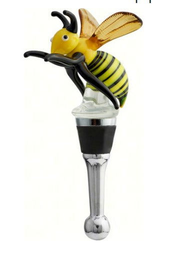 Bottle Stopper Bee - Stained Glass Express