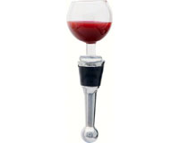 Bottle Stopper Wine Glass - Stained Glass Express