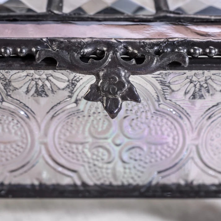 Box Clear Vintage, Pink Rose and Bevels
