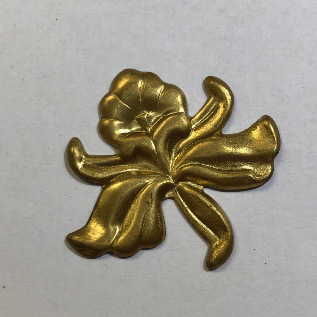 Brass Deco, Lily Flower - Stained Glass Express