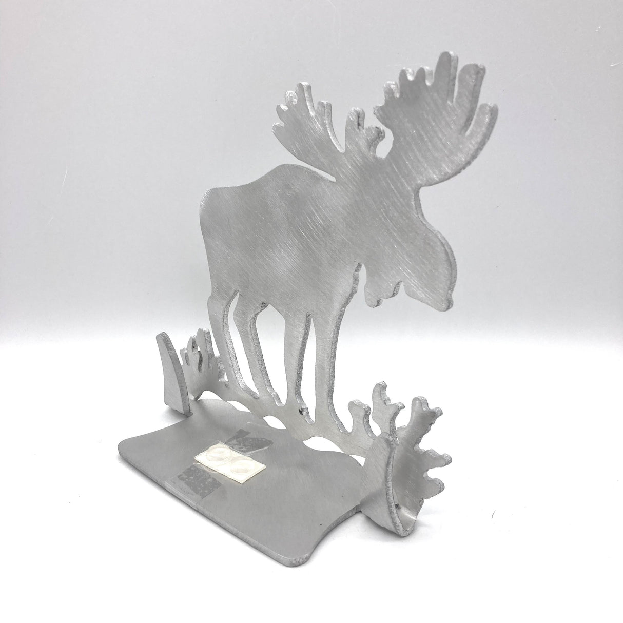 Stand Brushed Aluminum Moose