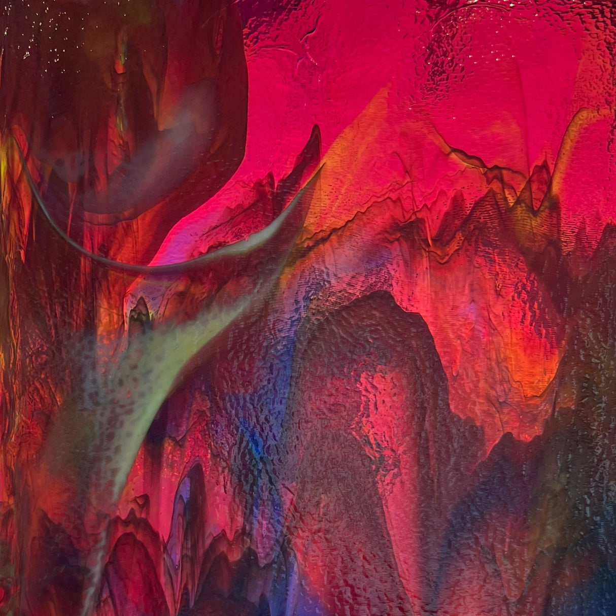 90 COE Cranberry Pink, Royal Blue, Spring Green