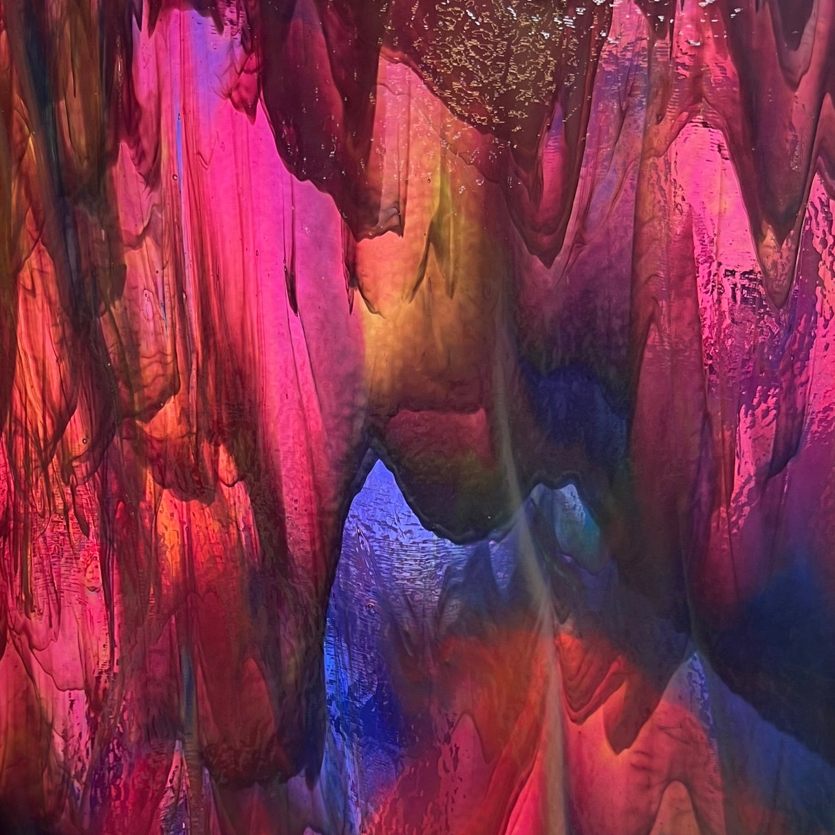 90 COE Cranberry Pink, Royal Blue, Spring Green