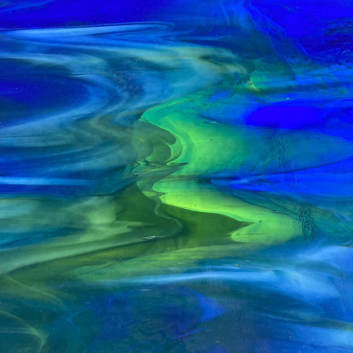 Royal Blue, Spring Green w/ White