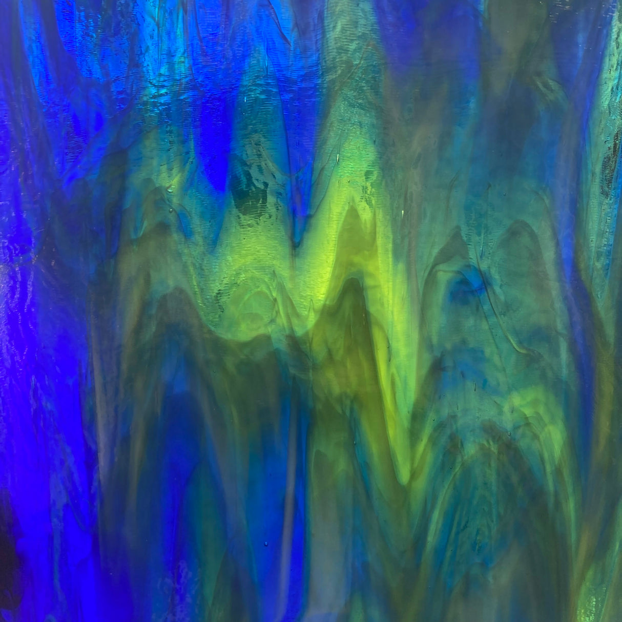 Royal Blue, Spring Green w/ White