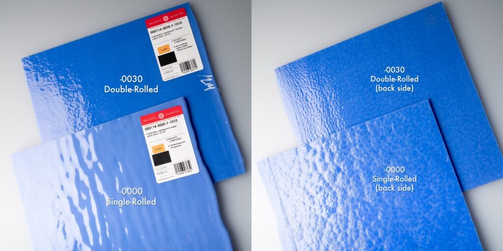 Bullseye Single and Double Rolled Comparison Photo