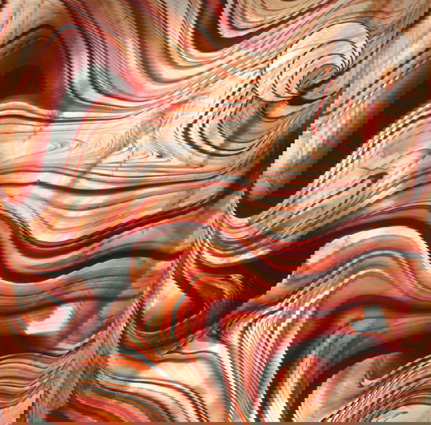 Burgundy/Clear Baroque - Stained Glass Express