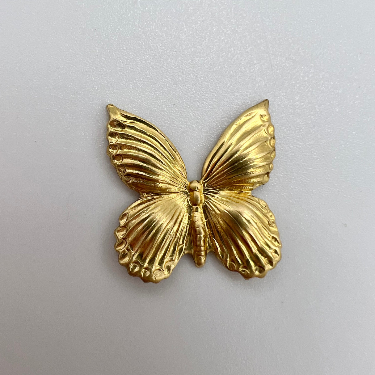 Butterfly Filigree Brass Small