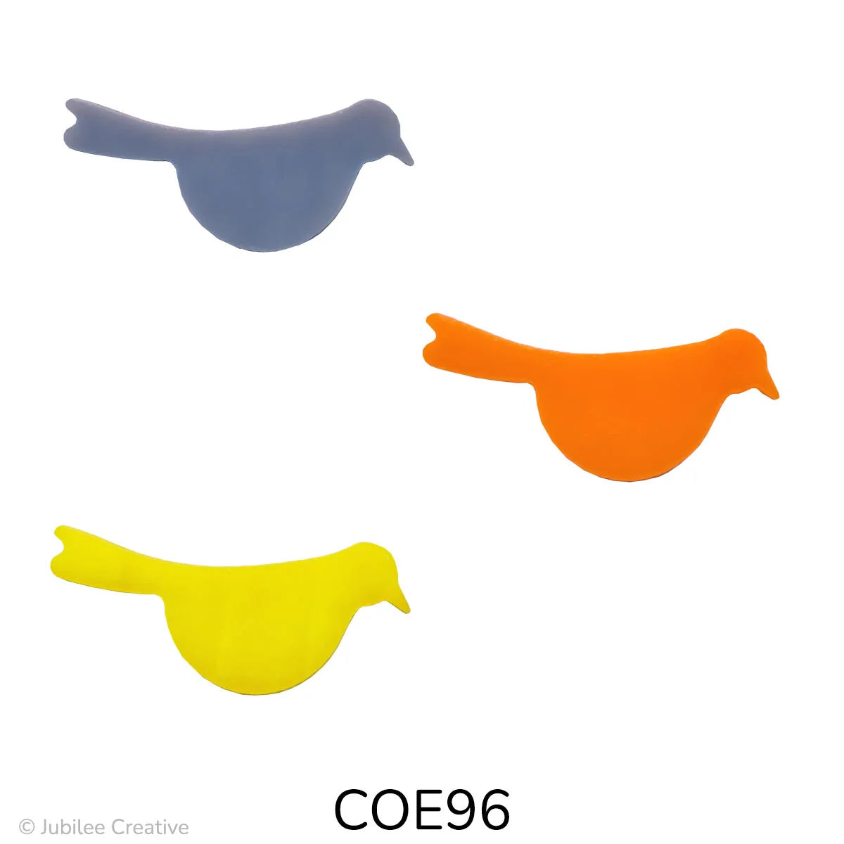 96 Coe Precut Mini Bird Assorted Colors