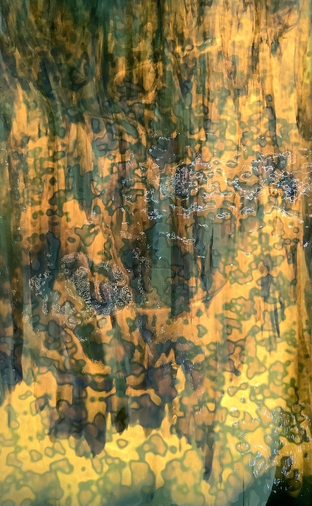 Celery, Forest Green Ring Mottle - Stained Glass Express