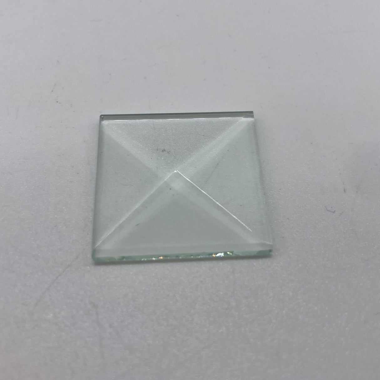 Bevel Clear Square 1"