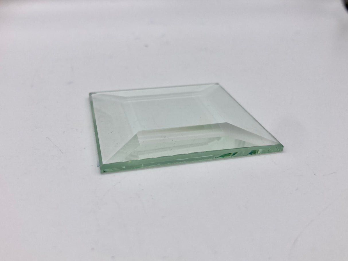 Bevel Clear Square 1"