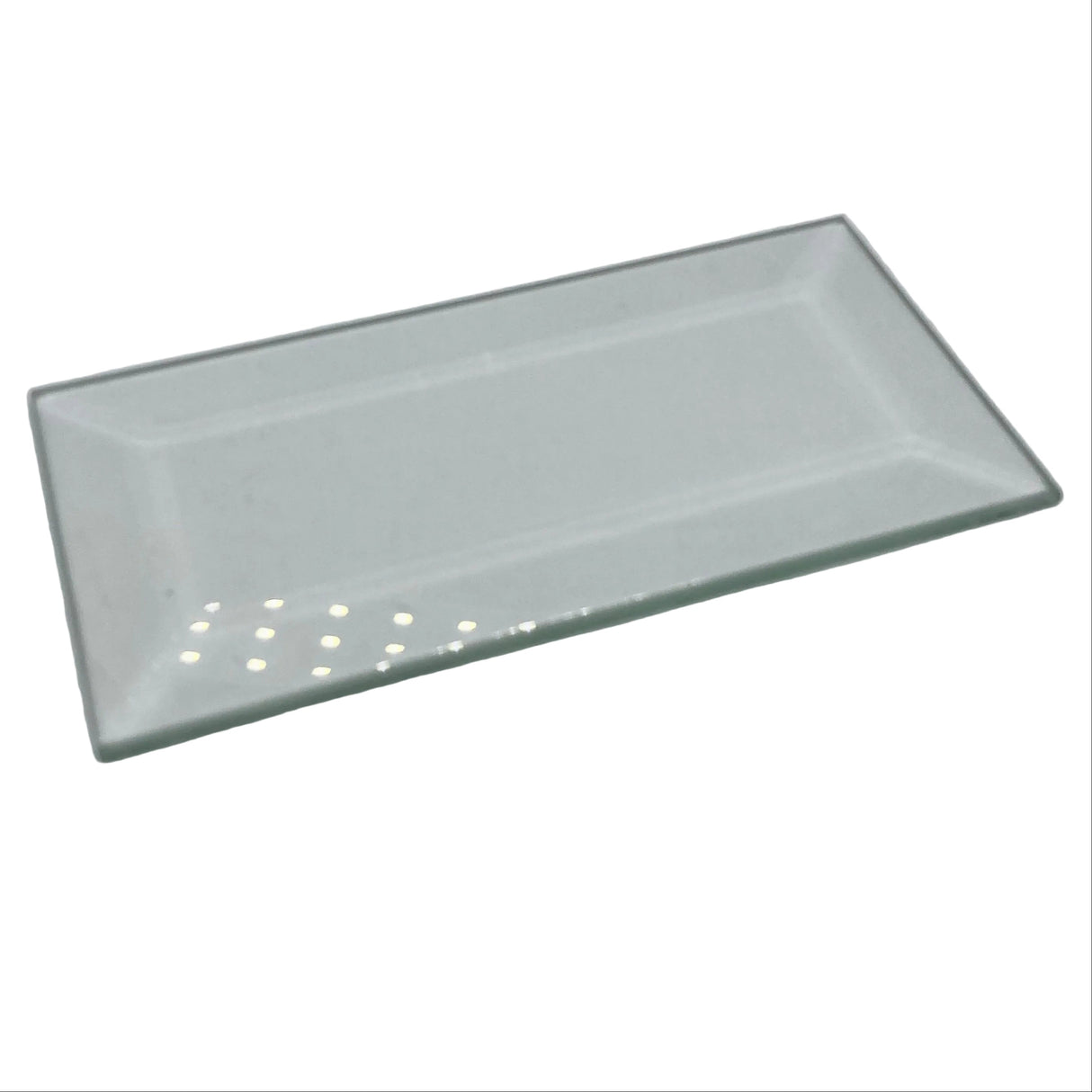 Bevel Clear Rectangle 1" x 2"