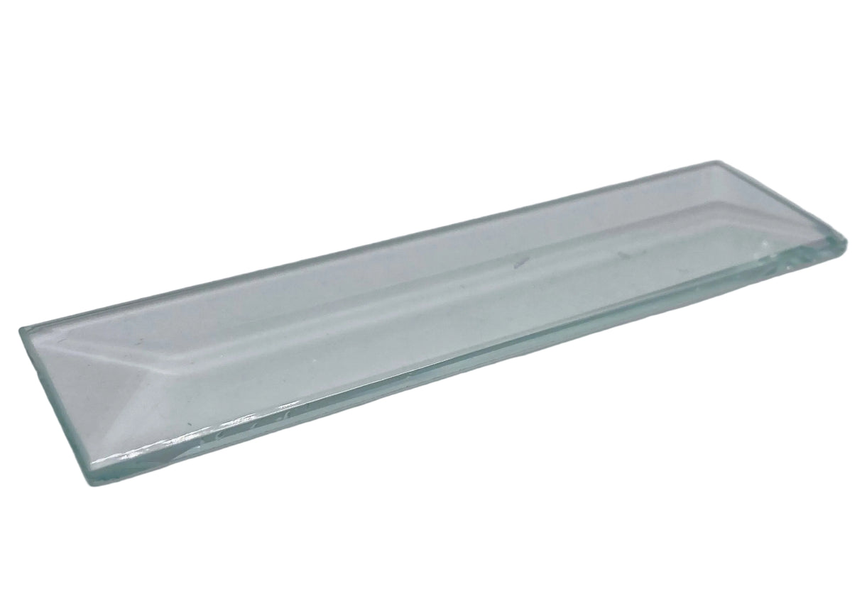 Bevel Clear Rectangle 1" x 4"