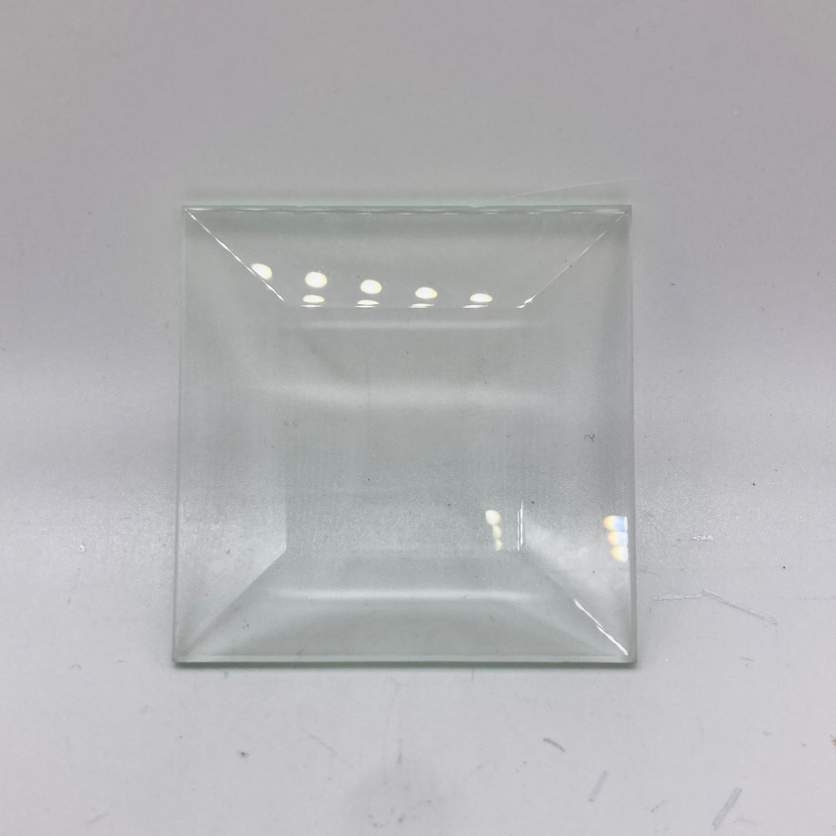 Bevel Clear Square 2"