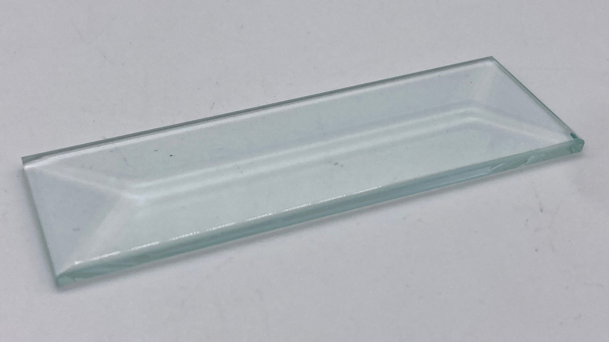 Bevel Clear Rectangle 2"x 4"