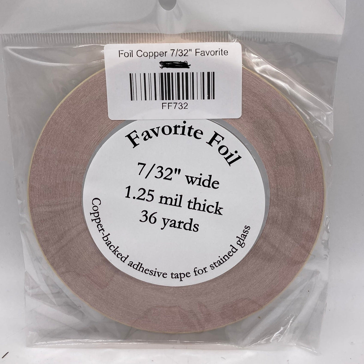 Favorite Foil Copper Back 7/32"