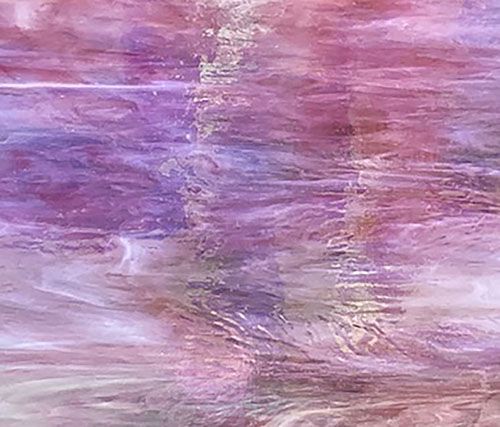 Pink and White Wispy Iridescent