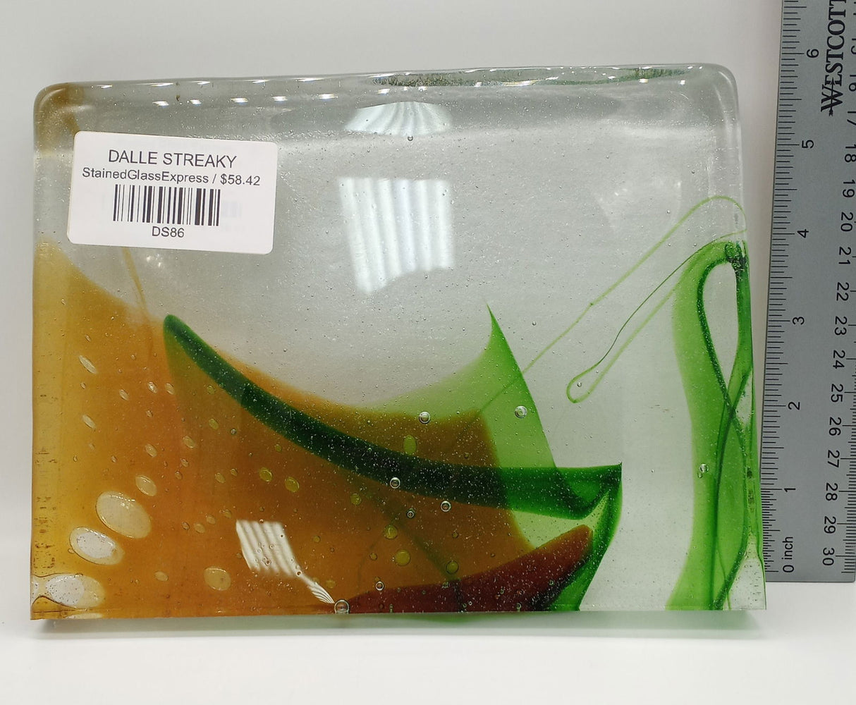 Dalle Glass Streaky - Stained Glass Express