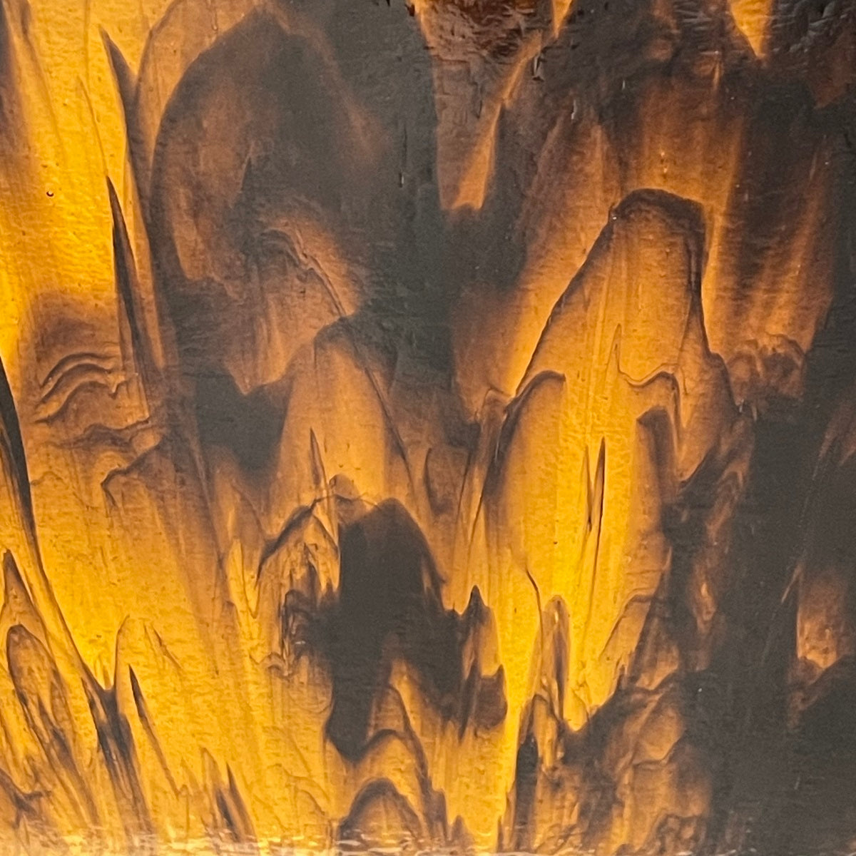 Desert Caverns Amber and Black