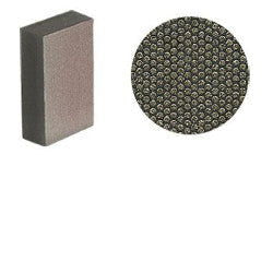 Diamond Hand Polishing Pad Coarse 120 Grit - Stained Glass Express
