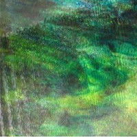 Dk Purp, Chartreuse, Dk Turq & Clear Granite - Stained Glass Express