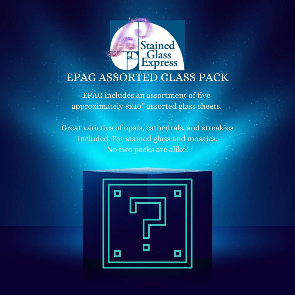 Express Pack Assorted Glass - Stained Glass Express