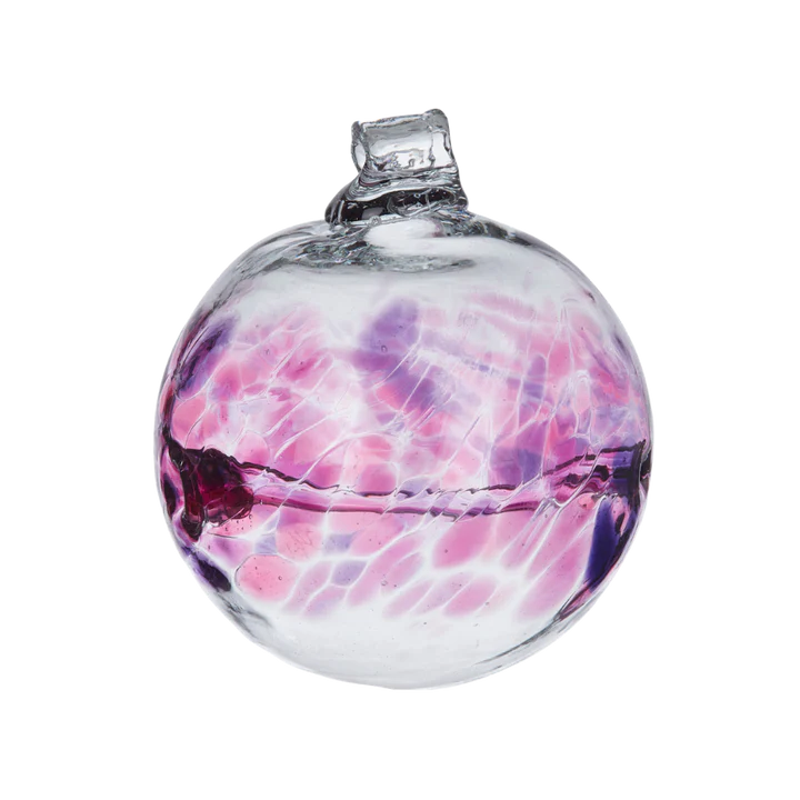 February Birthday Wish Ball - Stained Glass Express