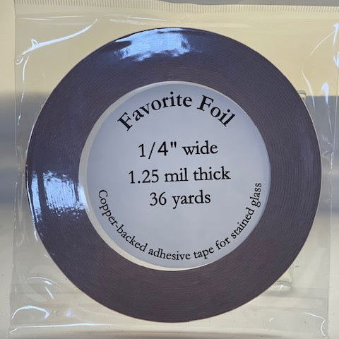 Foil Copper 1/4" Favorite - Stained Glass Express