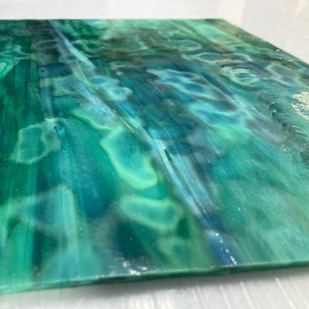 Blue-Green, Forest, Dark Green Mottle