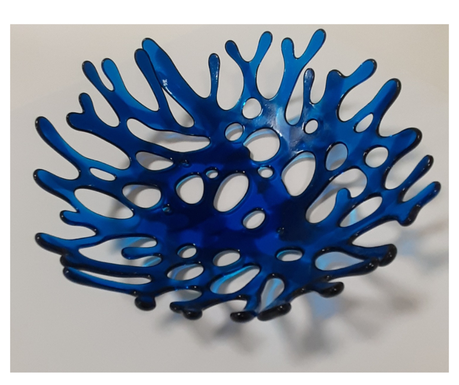 Fun Night Out Coral Bowl - Stained Glass Express