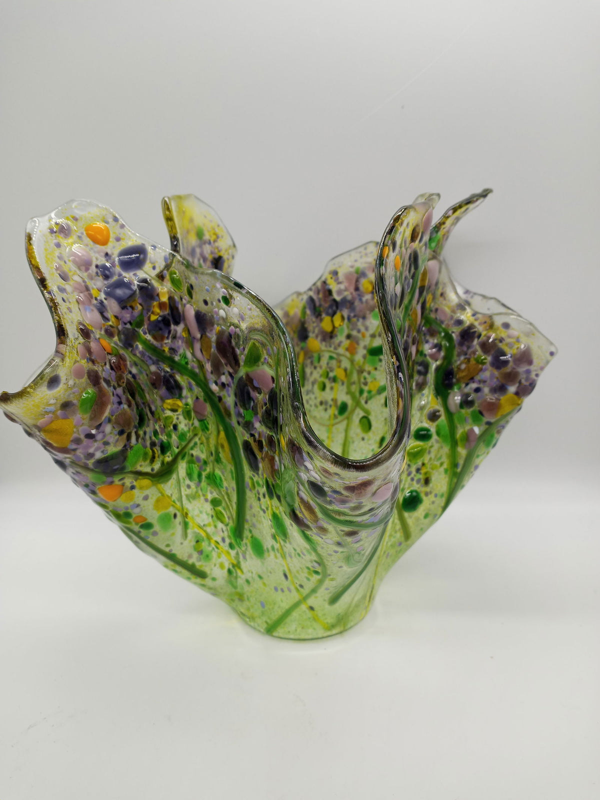 Fun Night Out Freeform Vase - Stained Glass Express