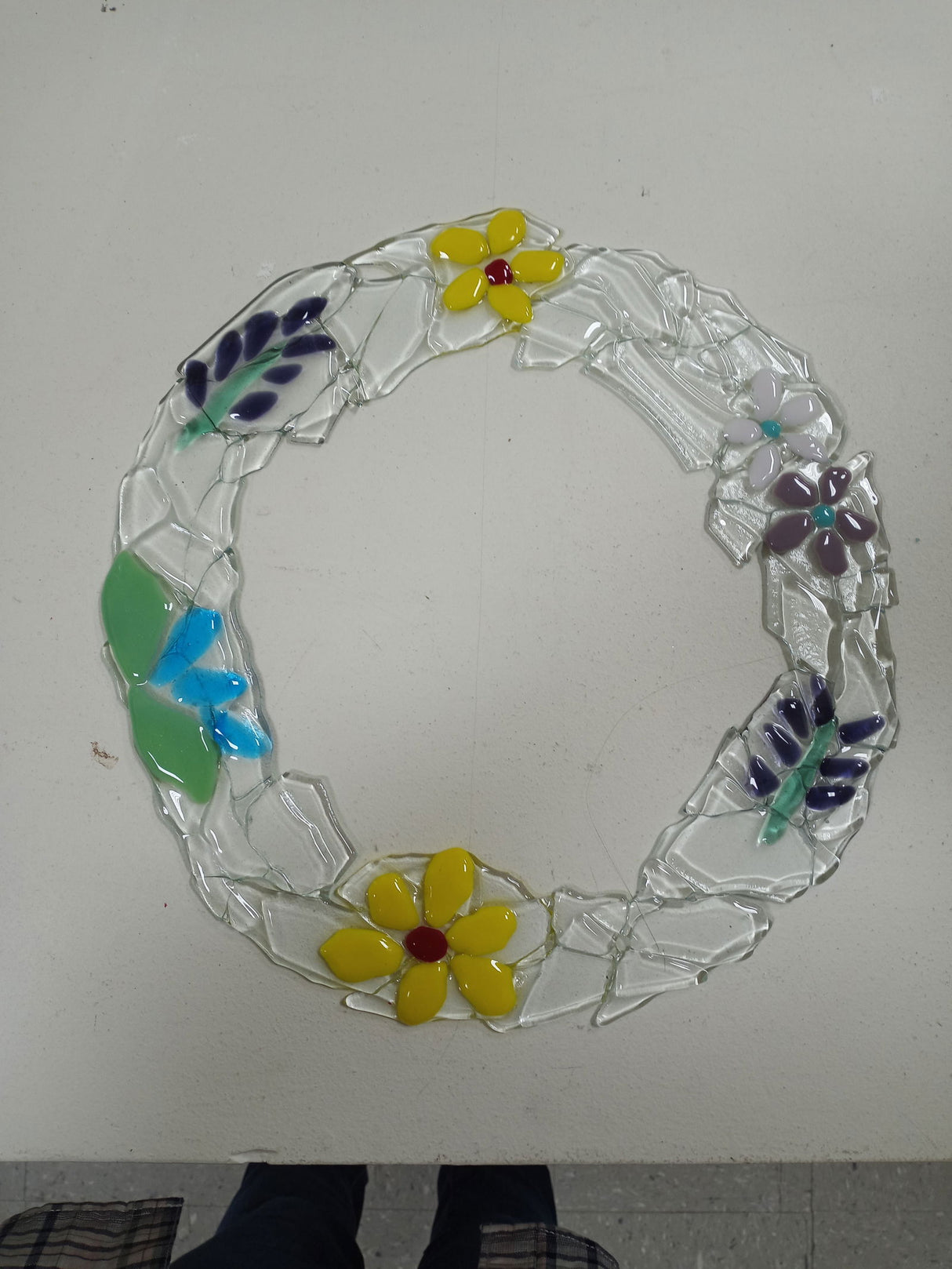 Fun Night Out Ice Wreath - Stained Glass Express