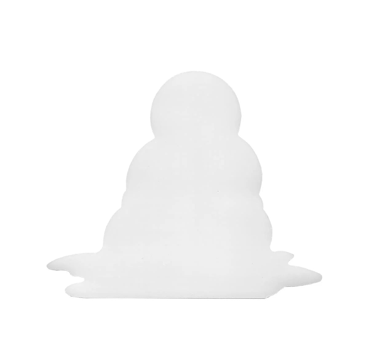 Fused Glass Precut Melting Snowman