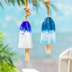Blue Coastal Garden Bell