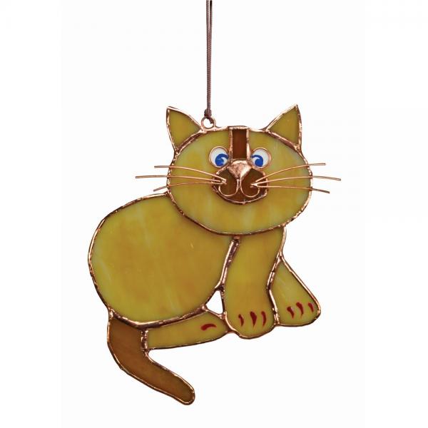 Suncatcher: Tan Cat