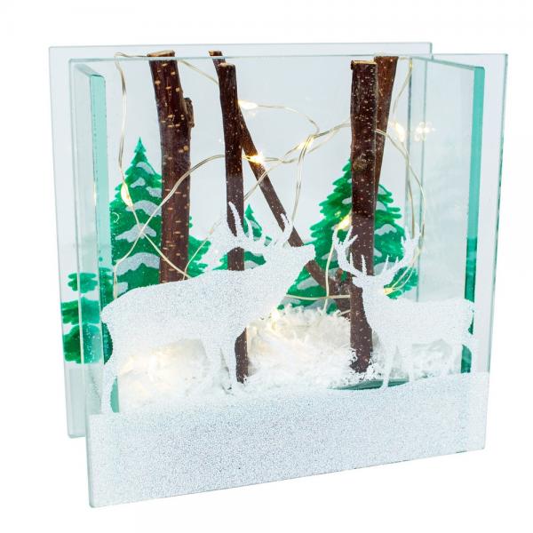 Woodland Animals Glass Box