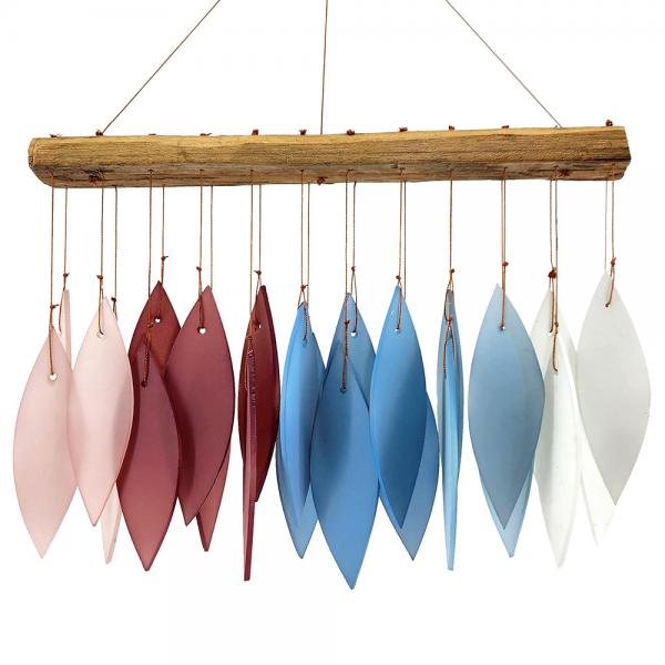 New England Harbor Glass Wind Chime