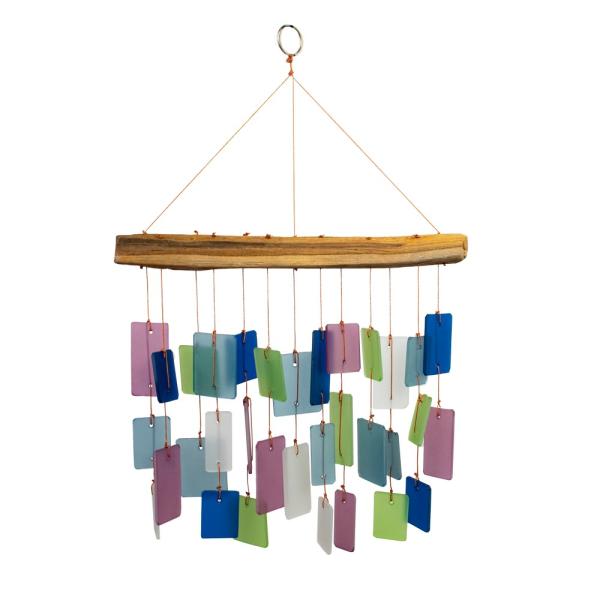 Mountain Ridge Rectangles Bar Glass Chime