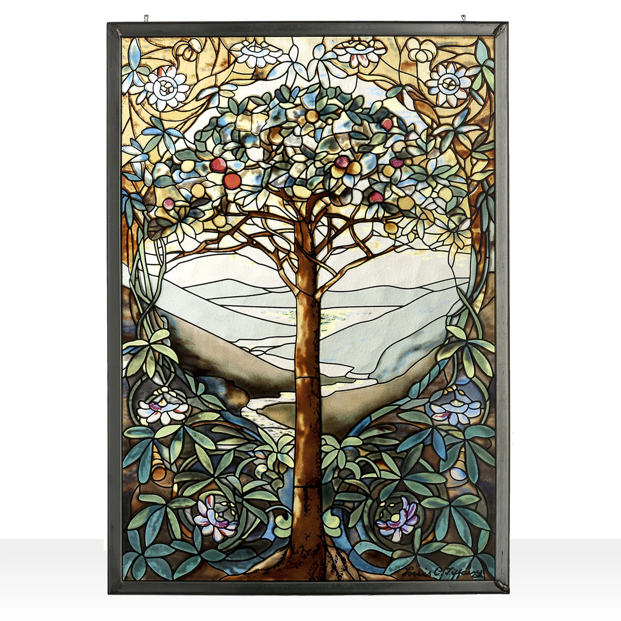 PANEL, TIFFANY TREE OF LIFE