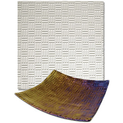 Geode Grid Pattern Textured Mold - Stained Glass Express