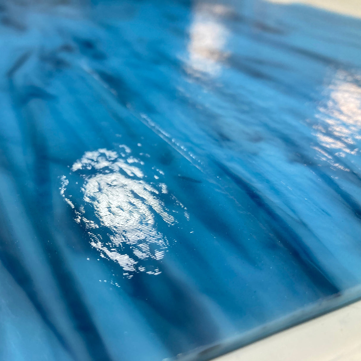 90 COE Glacier Blue and Black Opal with Aventurine Blue