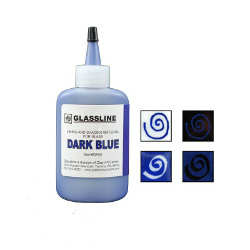 Glassline Fusing Paint Pen Dark Blue - Stained Glass Express