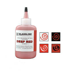 Glassline Fusing Paint Pen Deep Red - Stained Glass Express