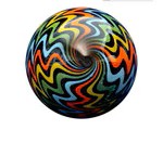 33 COE Tube Golden Gate Rainbow Black Line