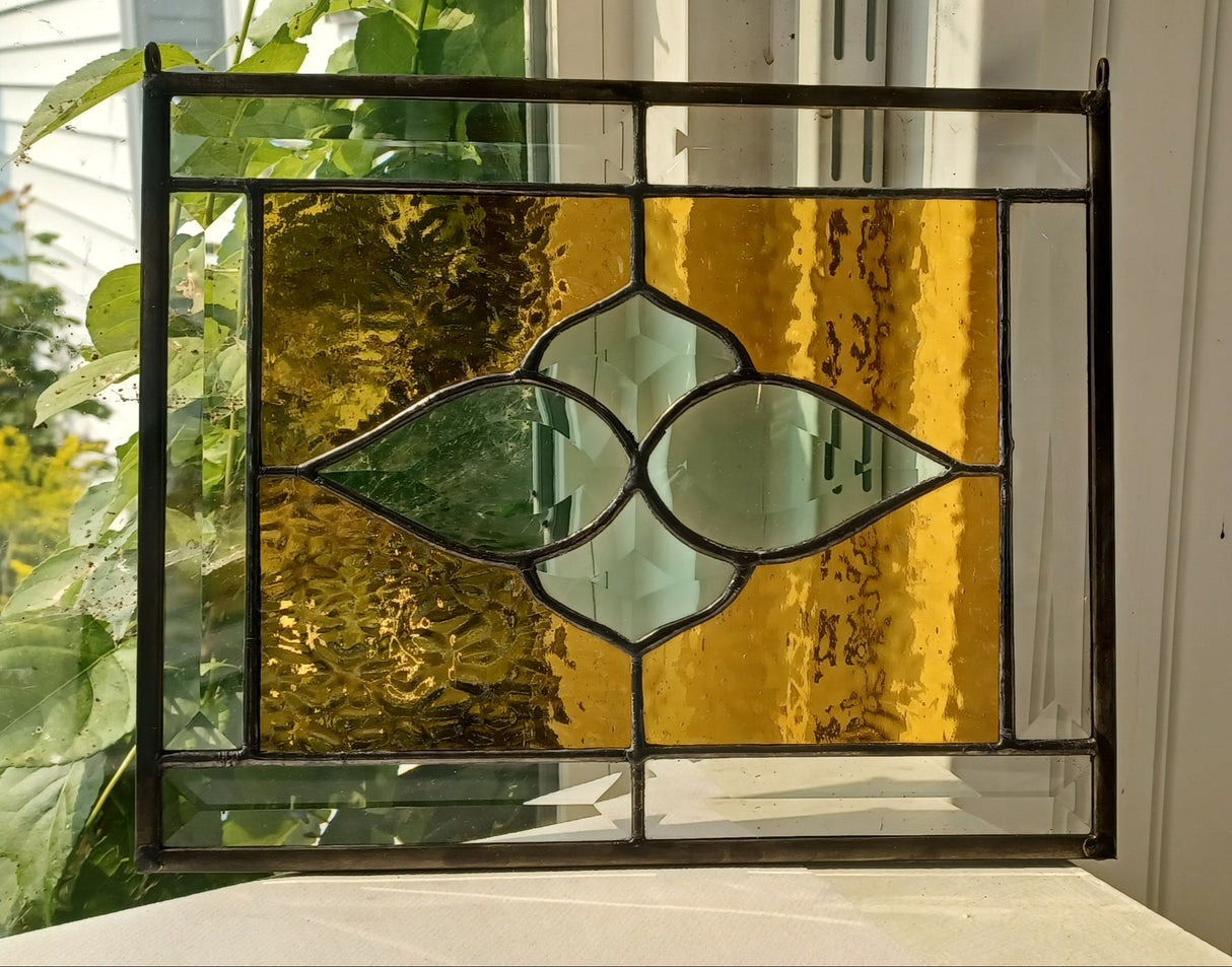 Green Itty Bitty Bevel Cluster Panel