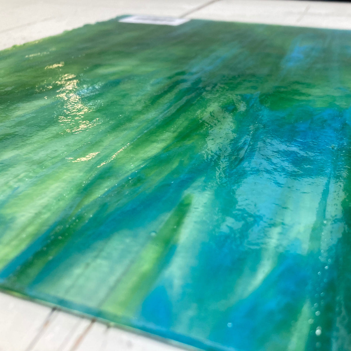 White Ice, Blue, Green Combinations Stipple