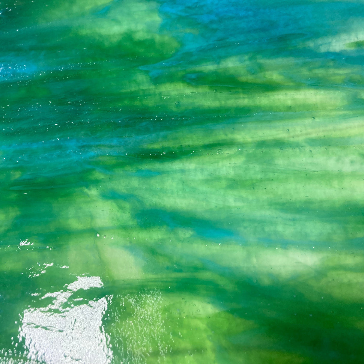 White Ice, Blue, Green Combinations Stipple