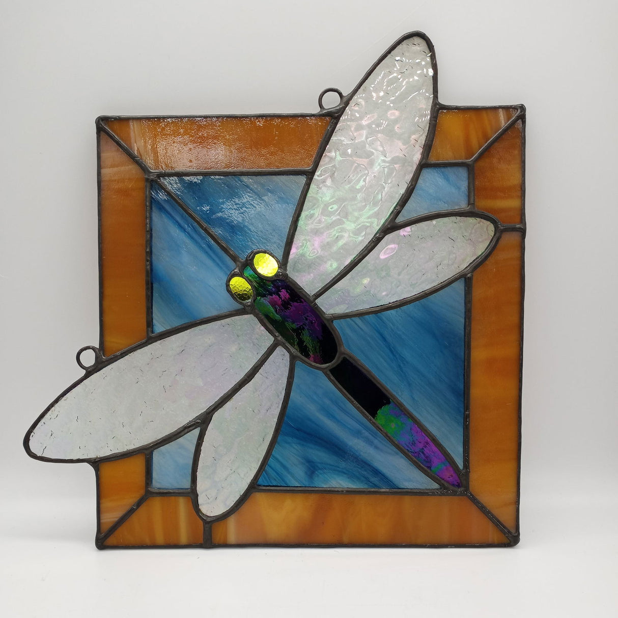 HEALING DRAGONFLY PANEL - Stained Glass Express