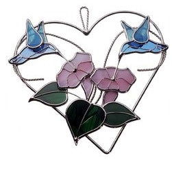 HEART, HUMMER - Stained Glass Express